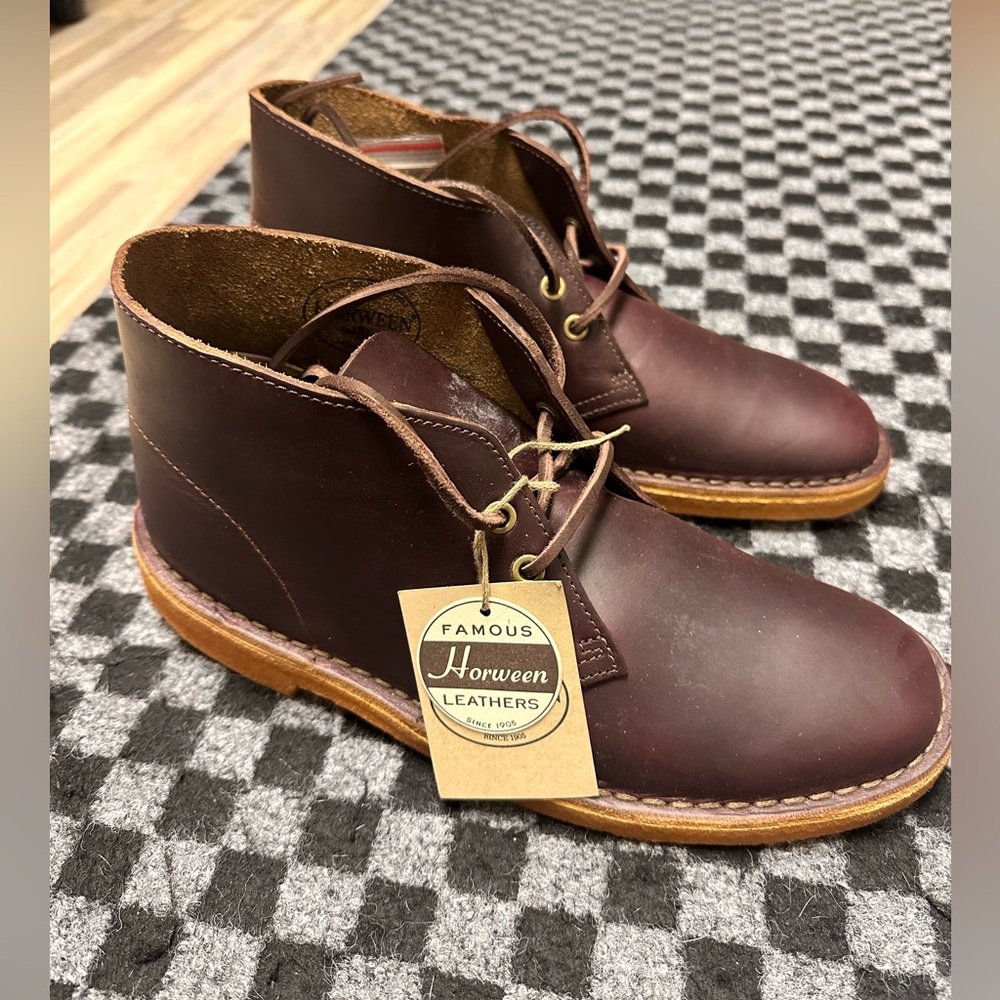 Clarks Horween leather desert boot